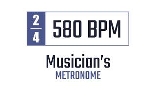 580 BPM - 2/4 - Metronome