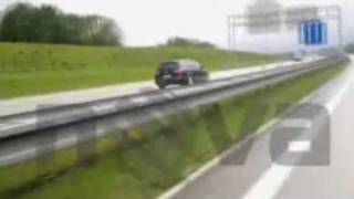 Head-on crash Passat vs Truck 150 km/h on Highway