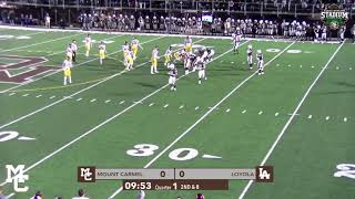 Mount Carmel vs Loyola - Varsity