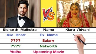 Sidharth Malhotra Versus Kiara Advani Full Compare| Sidharth Malhotra and Kiara Advani Comparison |