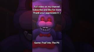 Bonnie Joins Pizza Time #fnaf #fnafintothepit #shorts #horrorgaming #horror #gaming #horrorgaming