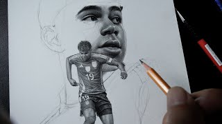 I drew during the Euro season - Drawing Lamine Yamal