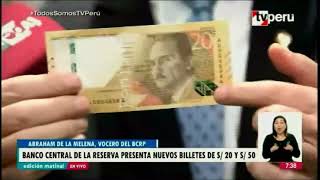 BCRP emite billetes de S/ 20 y S/ 50 con nuevos diseños