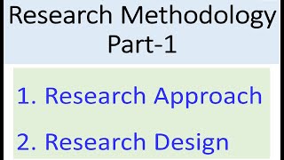 Chapter-3: Research Methodology | Research Approach | Research Design | Practical Example