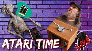 🔴 E.T. and ME play Atari OPEN LIVE CHAT | The Atari Creep