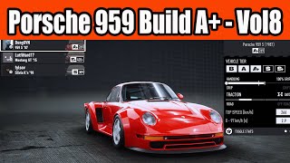 Porsche 959 S build A+ Class Car in NFS Unbound Vol 8