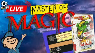 MASTER OF MAGIC (C64) CHEEKY COMMODORE GAMER LIVESTREAM | Commodore 64 (1985)