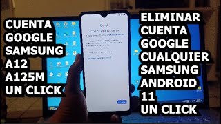 ELIMINAR CUENTA FRP GOOGLE SAMSUNG A12 A125M ANDROID 11   QUITAR CUENTA CUALQUIER SAMSUNG ANDROID 11