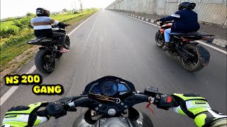 BEST RIDE WITH NS200 AFTER LONG TIME | NS200 vs NS200 Drag Race