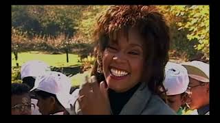 Whitney Houston Donates Lion Cubs To The Bronx Zoo 1989