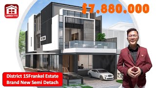 Brand New Semi Detached at Frankel Estate - Singapore Landed Property Home Tour