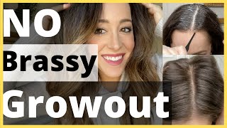 TUTORIAL : Easy Gray Blending for Dark Hair // Best way to blend gray on dark hair!!