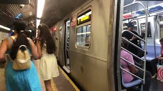 R160 F shuttle train going to Queensbridge 21st St. ￼