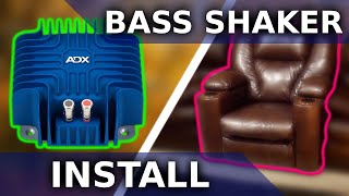 BASS SHAKER INSTALL | Adding Bass Shakers to my Home Theater!