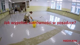 Naprawa posadzki betonowej – Wypełnianie ubytków, szczelin, pęknięć, rys.