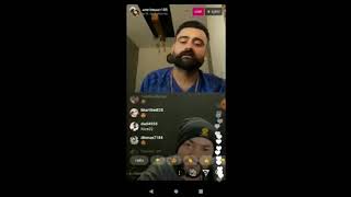 Amrit maan Instagram Live with Bohemian talking about Sidhu Moose Wala || Amrit maan talking Sidhu