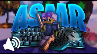 Sleepy and Thocky Keyboard + Mouse Sounds ASMR | PikaNetwork Bedwars