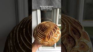 How to get cool lines on your loafs using bannetons! #sourdough #bread #bakingtips