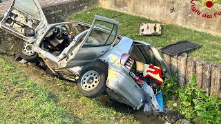 Rustega di Camposampiero (PD). Auto fuori strada: 2 morti 18.09.2024