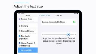 How to adjust text size on iPhone or iPad #shortsfeed #youtube #apple #iphone #ipad #ios