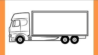 How To Draw A Cargo TRUCK