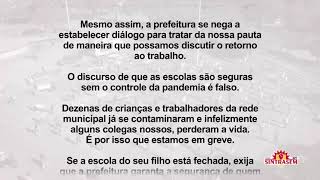 📺 Mensagem dos trabalhadores que foi ao ar no intervalo do Jornal Nacional desta quarta-feira(5/5).