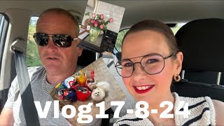 Real life vlogs 🌺 flowers , charity shop & my friends home yipee 17 August 2024