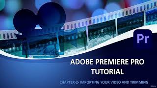 How to Import and trim your video in Premiere Pro by Sayman Creation