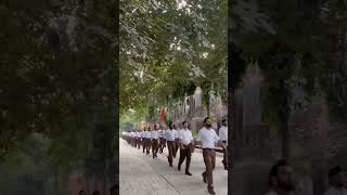 RSS Swayamsevaks conducted  Path Sanchalan at Jawaharlal Nehru University(JNU) in Delhi | MEGA TV HD