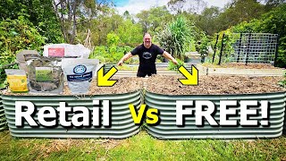 RETAIL Products Vs FREE Resources Garden Bed Preparation SHOWDOWN!