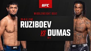 Жонли эфир UFC! Нурсултон Рузибоев - Седрик Дюма | Nursulton Ruziboev Sedriques Dumas 31.03.2024