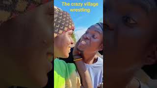 African crazy village wrestling #trending