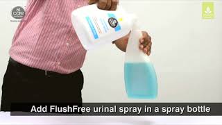 How to use the FlushFree™ Urinal Care Program