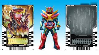 KAMEN RIDER GOTCHARD SUPERFORM ANIMATED CHEMY CARDS HENSHIN SOUND!