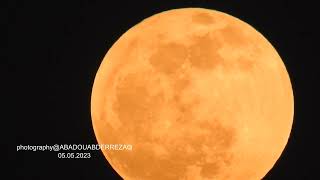 Súper luna llena sangrienta hoy 05.05.2023