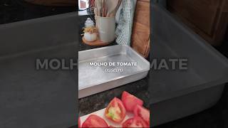 Receita molho de tomate caseiro! #dicas #receitas #organização #molhodetomatecaseiro #cozinha