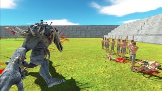 Defend the boar from 100 archers attack | Animal Revolt Battle Simulator