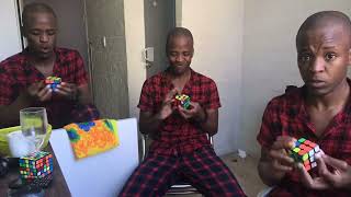 Rubik's Cube Competition with Myselves