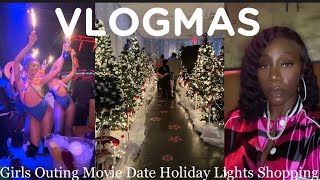 VLOGMAS | COST EFFICIENT SHOPPING | SCORPIO ♏️ BDAY CELEBRATION | SUGAR LAND HOLIDAY LIGHTS