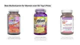 Best Multivitamin For Over 50