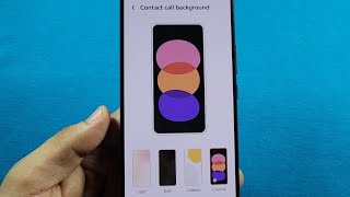 Call Background Style on Vivo phone with Origin OS 4