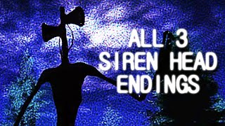 Siren Head Retribution - ALL Endings (Bad, Good, Secret)