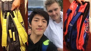 MEETING VIKTOR AXELSEN + What's In My Badminton Bag POISON COBRA (September 2017)