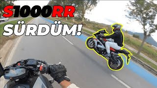 İLK DEFA S1000RR KULLANDIM ! (POLİSİN SERT BAKIŞLARI) !