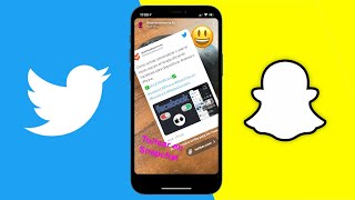 Como compartir Tweets en Historias de Snapchat | iPhone y Android (pronto)