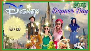 NEW! Dapper Day 2018 @ Magic Kingdom! Expo & merch by Charles Phoenix & Muppets Disney bound! 🎩