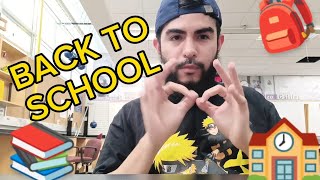 Vlog #4 FINALLY I AM BACK TO SCHOOL- Deaf