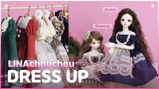 리나슈슈 라비니아&로즈마리 구체관절인형 옷갈아입히기 BJD Doll Outfits Dress Up