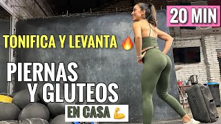 Rutina de Piernas y GLUTEOS (20 Minutos) Tonifica y LEVANTA con estos ejercicios