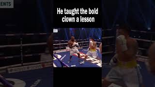 The clown couldn't show anything in the ring! #shorts